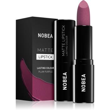 NOBEA Day-to-Day Matte Lipstick szminka matująca odcień Plum purple #M15 3 g
