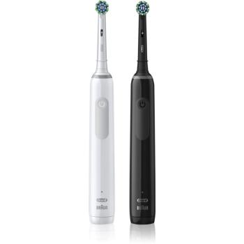 Oral B Pro3 3900 Cross Action Duo elektryczna szczoteczka do zębów 2 szt. 2 szt.