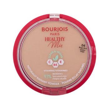 BOURJOIS Paris Healthy Mix Clean & Vegan Naturally Radiant Powder 10 g puder dla kobiet 04 Golden Beige