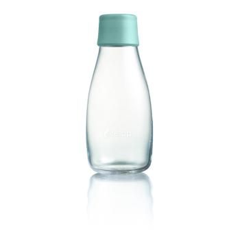 Turkusowa szklana butelka ReTap, 300 ml