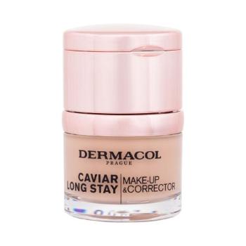 Dermacol Caviar Long Stay Make-Up & Corrector 30 ml podkład dla kobiet 4 Tan