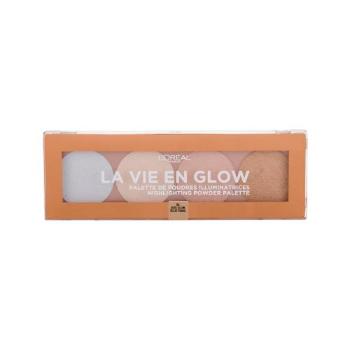 L'Oréal Paris Wake Up & Glow La Vie En Glow 5 g rozświetlacz dla kobiet 002 Cool Glow