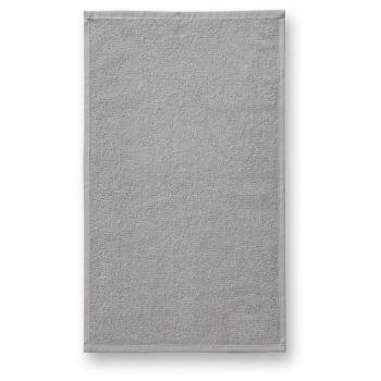 Mały bawełniany ręcznik 30x50cm, jasny szary, 30x50cm