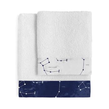 Zestaw 2 bawełnianych ręczników Blanc Cosmos