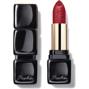 GUERLAIN KissKiss Shaping Cream Lip Colour kremowa szminka o satynowym wykończeniu odcień 320 Red Insolence 3.5 g