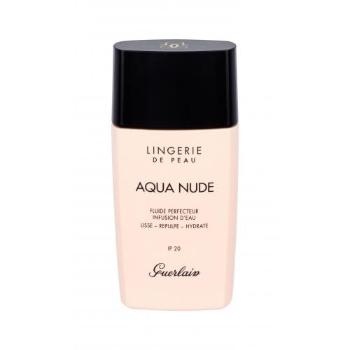 Guerlain Lingerie De Peau Aqua Nude SPF20 30 ml podkład dla kobiet Uszkodzone pudełko 05W Deep Warm