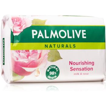 Palmolive Naturals Milk & Rose mydło w kostce z różanym aromatem 90 g