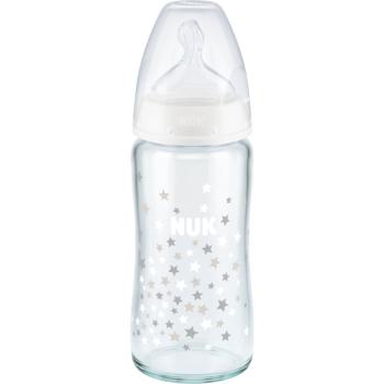 NUK First Choice + 240 ml butelka dla noworodka i niemowlęcia z regulacją temperatury 240 ml