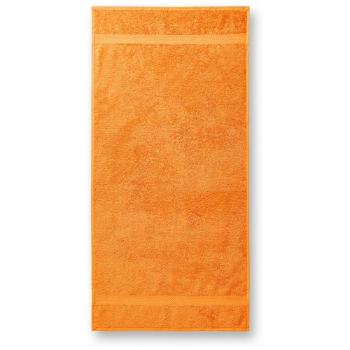 Ręcznik bawełniany o dużej gramaturze, 50x100cm, mandarynka, 50x100cm