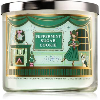 Bath & Body Works Peppermint Sugar Cookie świeczka zapachowa I. 411 g