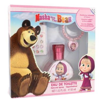 Disney Masha and The Bear zestaw Edt 30 ml + Kolczyki + Bransoletka dla dzieci