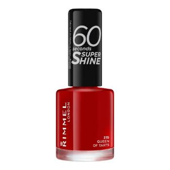 Rimmel London 60 Seconds Super Shine 8 ml lakier do paznokci dla kobiet 315 Queen Of Tarts