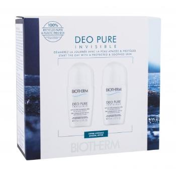 Biotherm Deo Pure Invisible zestaw 2x 75ml Deo Pure Antiperspirant Roll-On dla kobiet