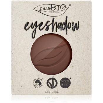 puroBIO Cosmetics Compact Eyeshadows cienie do powiek napełnienie odcień 03 Brown 2,5 g