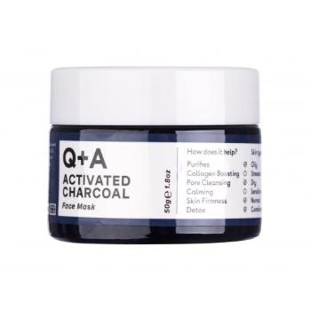 Q+A Activated Charcoal 50 g maseczka do twarzy dla kobiet