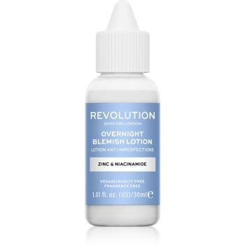 Revolution Skincare Blemish Zinc & Niacinamide pielęgnacja na noc przeciw trądzikowi 30 ml