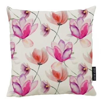 Poduszka Butter Kings z bawełny Pink Tulips, 45x45 cm