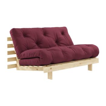 Sofa rozkładana Karup Design Roots Raw/Bordeaux