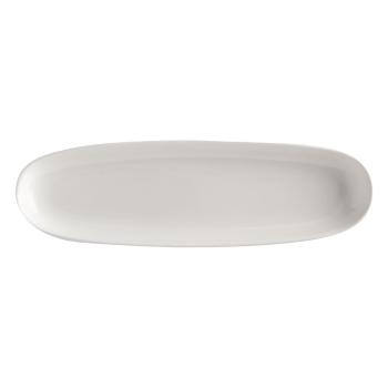 Biały porcelanowy talerz Maxwell & Williams Basic, 30x9 cm