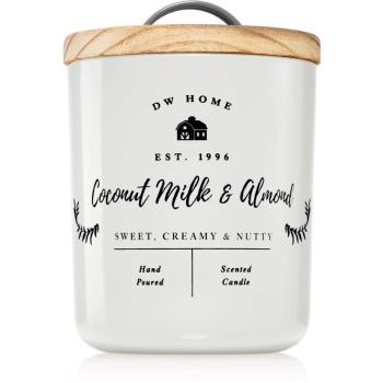 DW Home Farmhouse Coconut Milk & Almond świeczka zapachowa 241 g