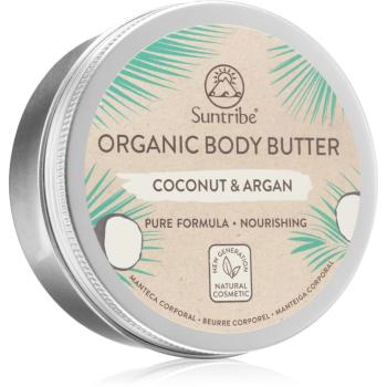 Suntribe Organic Body Butter Coconut & Argan intensywnie nawilżające masło do ciała do skóry suchej 150 ml