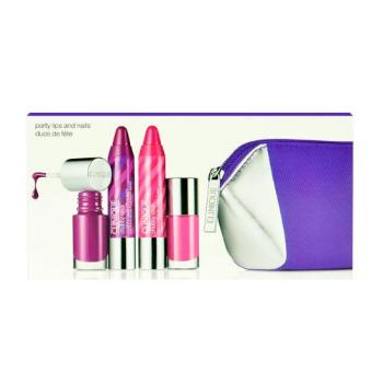 Clinique Chubby Stick Party Lips And Nails zestaw zestaw 15 Pudgy Peony