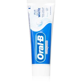 Oral B Complete Plus Extra White wybielająca pasta do zębów zapewniająca kompletną pielęgnację Cool Mint 75 ml