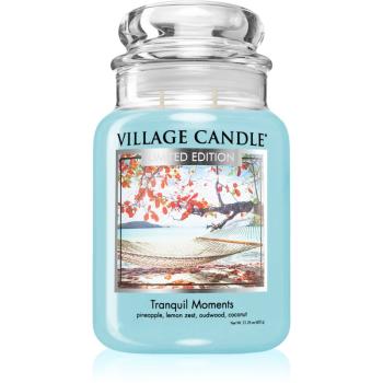 Village Candle Tranquil Moments świeczka zapachowa (Glass Lid) 602 g