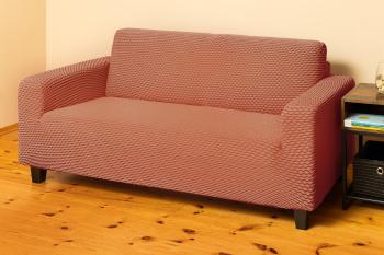 Pokrowiec na sofę 3 osobową Malaga - czerwony - Rozmiar 3 osobowa