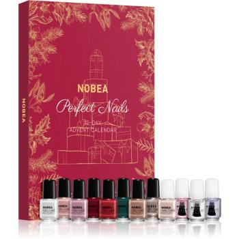 NOBEA Festive Perfect Nails 12-day Advent Calendar kalendarz adwentowy (do paznokci)