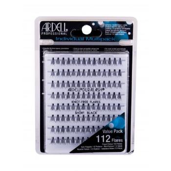 Ardell Individuals Duralash Knot-Free Flares 112 szt sztuczne rzęsy dla kobiet Uszkodzone pudełko Short Black