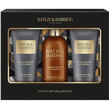 Baylis & Harding Black Pepper & Ginseng zestaw upominkowy (do twarzy, ciała i włosów) dla mężczyzn