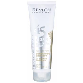 Revlon Professional Revlonissimo Color Care szampon i odżywka 2 w 1 dla włosów z pasemkami i blond bez siarczanów 275 ml