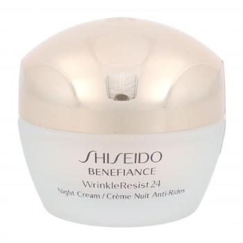 Shiseido Benefiance Wrinkle Resist 24 50 ml krem na noc dla kobiet Uszkodzone pudełko