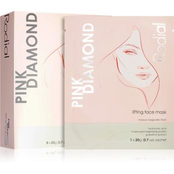 Rodial Pink Diamond Lifting Face Mask maseczka liftingująca płócienna 8x20 g