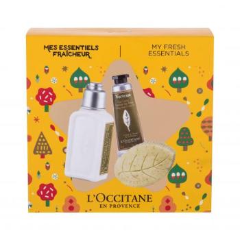 L'Occitane Verveine Travel Set zestaw Mleczko do ciała 30 ml + Krem do rąk 10 ml + Mydło w kostce 25 g dla kobiet