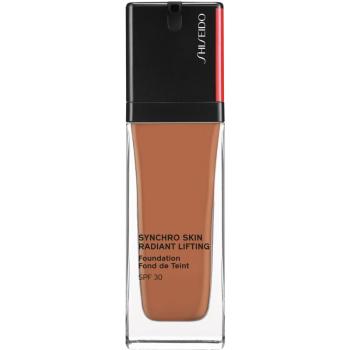 Shiseido Synchro Skin Radiant Lifting Foundation rozświetlający podkład liftingujący rozjaśniający podkład liftingujący SPF 30 odcień 450 Copper 30 ml