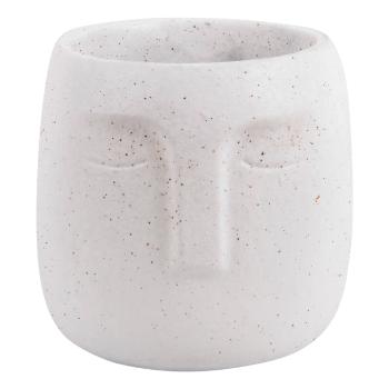 Biała ceramiczna doniczka PT LIVING Face, ø 15 cm