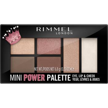 Rimmel Mini Power Palette paletka do całej twarzy odcień 03 Queen 6.8 g