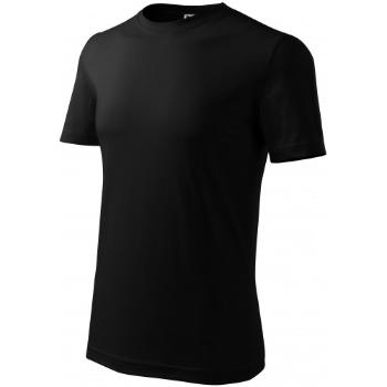 Klasyczna koszulka męska, czarny, XL