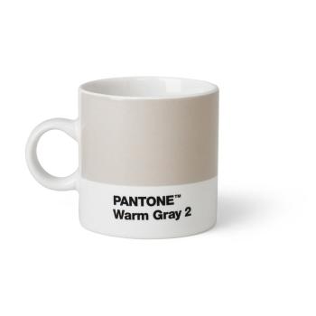 Jasnoszary kubek Pantone Espresso, 120 ml