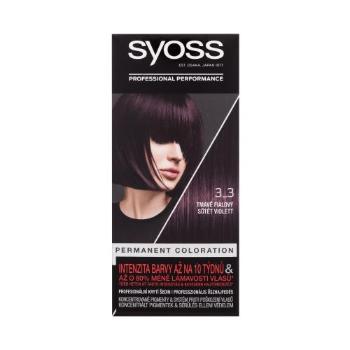 Syoss Permanent Coloration 50 ml farba do włosów dla kobiet 3-3 Dark Violet