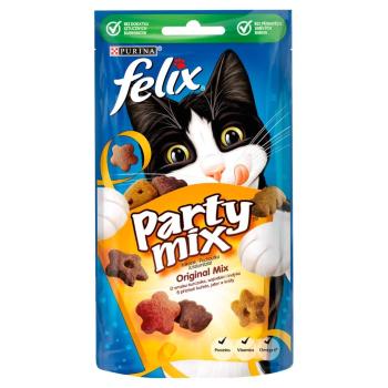 FELIX Party Mix Orginal Mix, o smaku Kurczaka, Wątróbki i Indyka 60g
