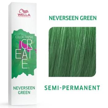 Wella Professionals Color Fresh Create Semi-Permanent Color profesjonalna semi- permanentna farba do włosów Neverseen Green 60 ml
