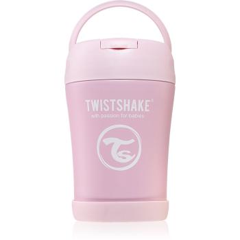Twistshake Stainless Steel Food Container Pink termos do żywności 350 ml