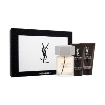 Yves Saint Laurent L´Homme zestaw Edt 100 ml + Balsam po goleniu 2 x 50 ml dla mężczyzn