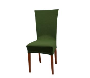 Pokrowiec na krzesło z oparciem - zielony - Rozmiar 80 x 40 cm