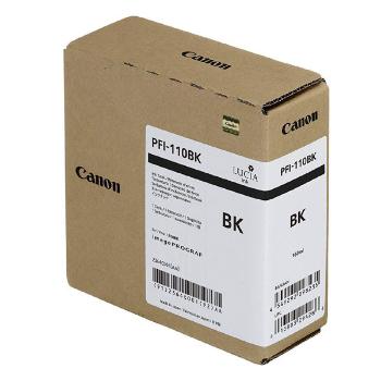 Canon originální ink PFI110BK, black, 160ml, 2364C001, Canon imagePROGRAF TX-2000, TX-3000, TX-3000, TX-4000