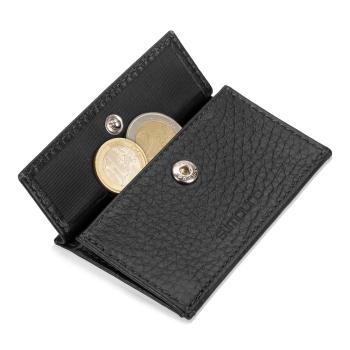Slimpuro Coin Pocket, kieszeń na monety z ochroną kart RFID, do cienkich portfeli ZNAP 8 i 12, na zatrzask