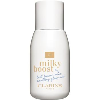 Clarins Milky Boost mleczko tonujące do ujednolicenia kolorytu skóry odcień 01 Milky Cream 50 ml